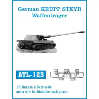 Friulmodel - German KRUPP STEYR Waffentrager fém lánctalp