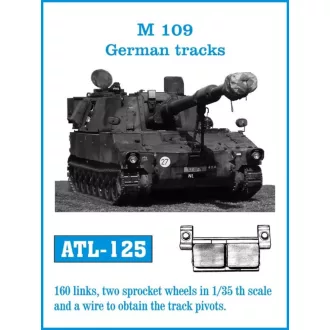 Friulmodel - M 109 German tracks fém lánctalp