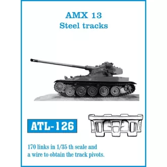 Friulmodel - AMX 13 Steel tracks fém lánctalp