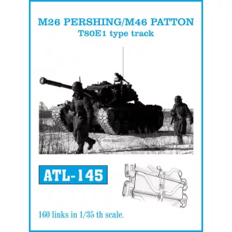   Friulmodel - M26 PERSHING/ M46 PATTON T80E1 type track fém lánctalp