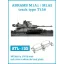 Friulmodel - ABRAMS M1A1 / M1A2 track type T158 fém lánctalp
