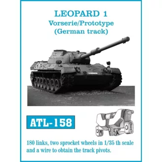   Friulmodel - LEOPARD 1 Vorserie/Prototype (German track) fém lánctalp
