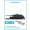 Friulmodel - LEOPARD 2 / Strv 103C fém lánctalp