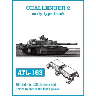 Friulmodel - CHALLENGER 2 early type track fém lánctalp