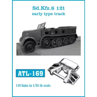 Friulmodel - Sd.Kfz.8 12t early type track fém lánctalp
