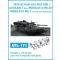 Friulmodel - GAL BATASH ACHZARIT LATE / MERKAVA Mk.3D fém lánctalp