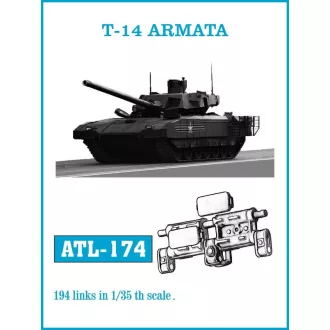 Friulmodel - T-14 ARMATA fém lánctalp