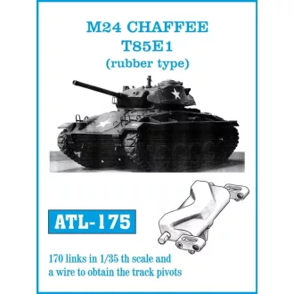 Friulmodel - M24 CHAFFEE T85E1 (rubber type) fém lánctalp