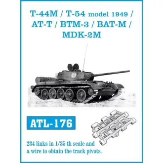   Friulmodel - T-44M /T-54 model 1949/ AT-T/ BTM-3/ BAT-M/ MDK-2M fém lánctalp