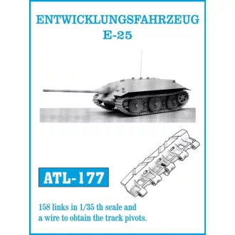 Friulmodel - ENTWICKLUNGSFAHRZEUG E-25 fém lánctalp