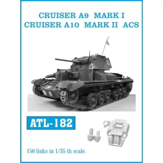   Friulmodel - CRUISER A9 MARK I./ CRUISER A10 MARK II ACS fém lánctalp