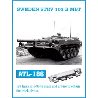 Friulmodel - SWEDEN STRV 103 B MBT fém lánctalp