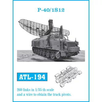 Friulmodel - P-40/ 1S 12 fém lánctalp