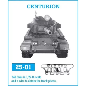 Friulmodel - Centurion fém lánctalp