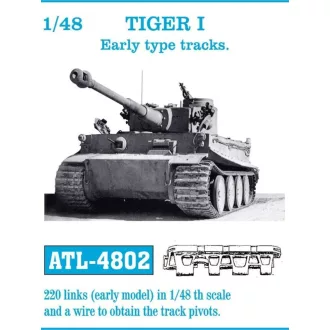 Friulmodel - Tiger I early Type fém lánctalp