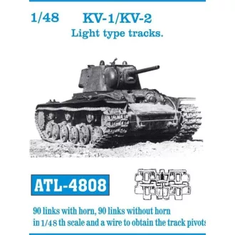 Friulmodel - KV-1 / KV-2 Light type fém lánctalp