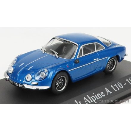 EDICOLA RENAULT ALPINE A110 1969 - BLACK WHEELS - CON VETRINA - WITH SHOWCASE