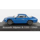 EDICOLA RENAULT ALPINE A110 1969 - BLACK WHEELS - CON VETRINA - WITH SHOWCASE