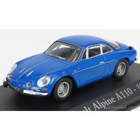   EDICOLA RENAULT ALPINE A110 1969 - SILVER WHEELS - CON VETRINA - WITH SHOWCASE