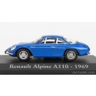 EDICOLA RENAULT ALPINE A110 1969 - SILVER WHEELS - CON VETRINA - WITH SHOWCASE