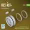 ResKit Merkava Mk.4 rubber-tyred road wheels (12 pairs) (3D Printed) for Meng / Hobby Boss