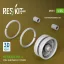 ResKit Merkava Mk.4 steel road wheels (12 pairs) (3D Printed) for Meng / Hobby Boss