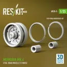 ResKit Merkava Mk.4 steel road wheels (12 pairs) (3D Printed) for Meng / Hobby Boss