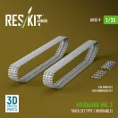 ResKit Merkava Mk.3 track set Type 1 (Workable) for Meng/HobbyBoss kit (3D Printed)