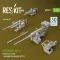 ResKit Merkava Mk.4 MG set, V.1 (2 pcs) + Machine gun mounts (2 pcs) (3D Printed) for Meng