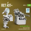 ResKit Merkava Mk.4 MG set, V.2 (2 pcs) + Machine gun mounts (2 pcs) (3D Printed) for Meng
