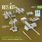 ResKit Merkava Mk.3 MG set, V1 (3 pcs) + machine gun mounts (3 pcs) for Meng/HobbyBoss kit (3D Printed)