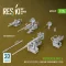 ResKit Merkava Mk.4 MG set, V.2 (2 pcs) + Machine gun mounts (2 pcs) (3D Printed) for Hobby Boss