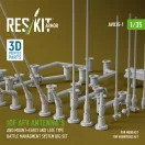 ResKit IDF AFV antenna's and mount+early and late type battle managment system big set (3D Printed)