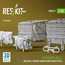 ResKit Merkava Mk.3 rear hull storage baskets w/o cover (2 pcs) for Meng kit (3D Printed)