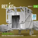 ResKit Merkava Mk.3 rear hull storage baskets w/cover (2 pcs) for HobbyBoss kit (3D Printed)