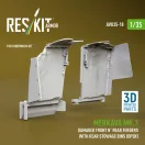 ResKit Merkava Mk.3 Damaged Front n' Rear fenders with Rear stowage bins (open) (3D Printed) for Hobby Boss