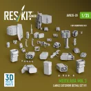 ResKit Merkava Mk.3 large exterior detail set V1 (3D Printed) for Hobby Boss