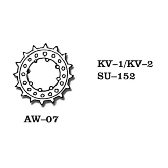 Friulmodel - KV-1 / KV-2 / SU-152 fém kerékkészlet