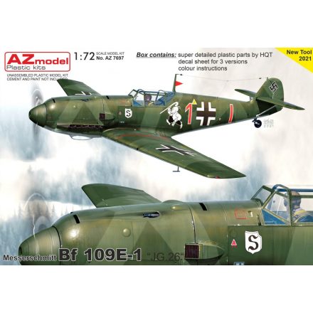 AZ Model Messerschmitt Bf 109E-1 JG.26 makett