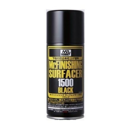 Mr. Finishing Surfacer Spray 1500 Black alapozó