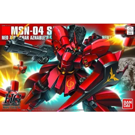 Bandai MSN-04 Sazabi Metallic Coating Ver. makett