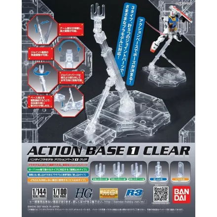 Bandai Action Base 1 Clear makett