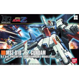 Bandai MSZ-010 ZZ GUNDAM makett