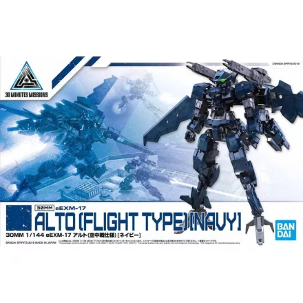Bandai EEXM-17 ALTO (NAVY) (FLIGHT TYPE) makett