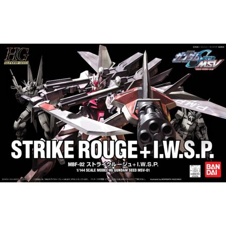 Bandai MSV Strike Rouge + IWSP Gundam makett