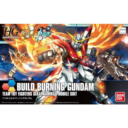 Bandai Build Burning Gundam makett
