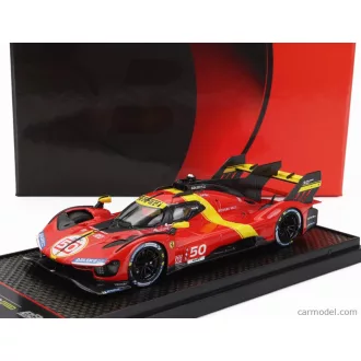   BBR FERRARI 499P 3.0L TURBO V6 TEAM FERRARI AF CORSE N 50 LAUNCH EDITION 2022