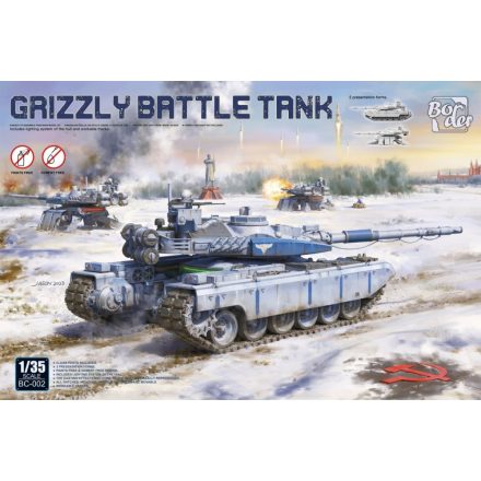 Border Model Grizzly Battle Tank makett
