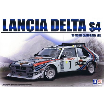 Beemax Lancia Delta S4 Monte Carlo Rally 1986 makett
