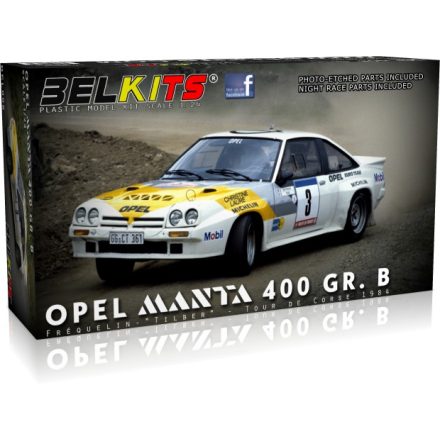 Belkits Opel Manta 400 GR. B Tour de corse 1984 makett